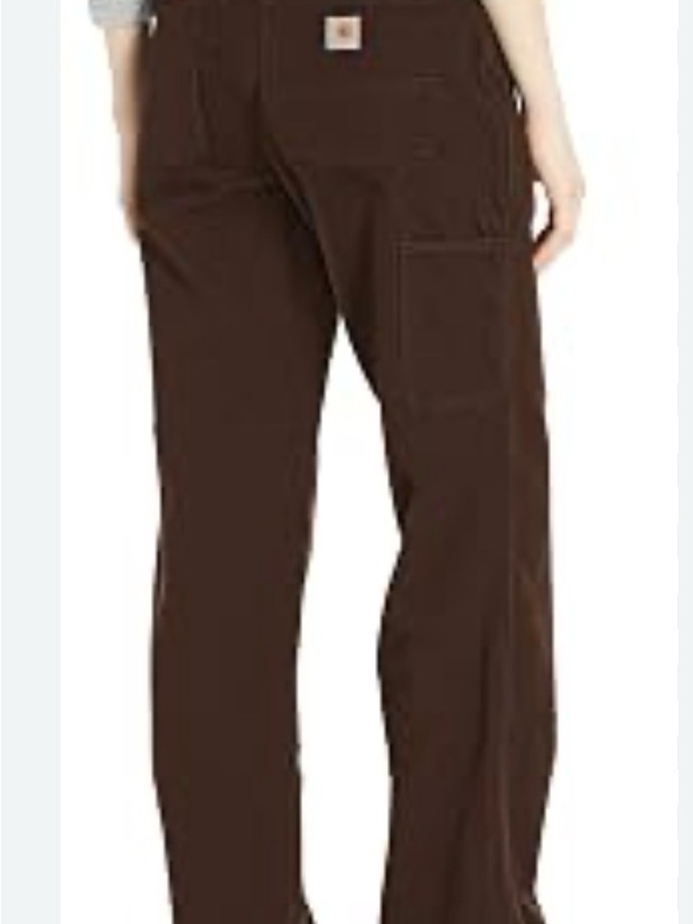 Carhartt Women's Chocolate Brown Straight-Leg Utility Pants
